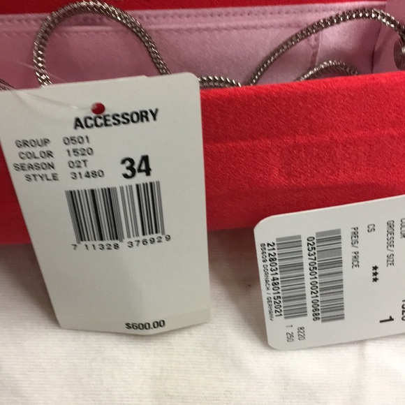 Escada red evening bag - Picture 6 of 7